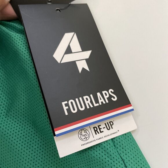 NEW FOURLAPS Women’s Pace Shorts‎ Emerald Green Small RETRO Four Laps Athleisure - Picture 3 of 11